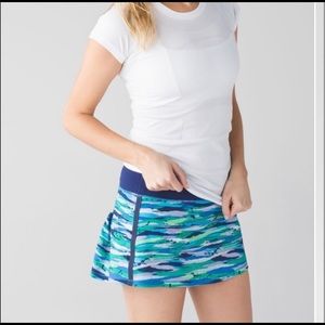 Lululemon Pace Rival skirt / Seven Wonders multi